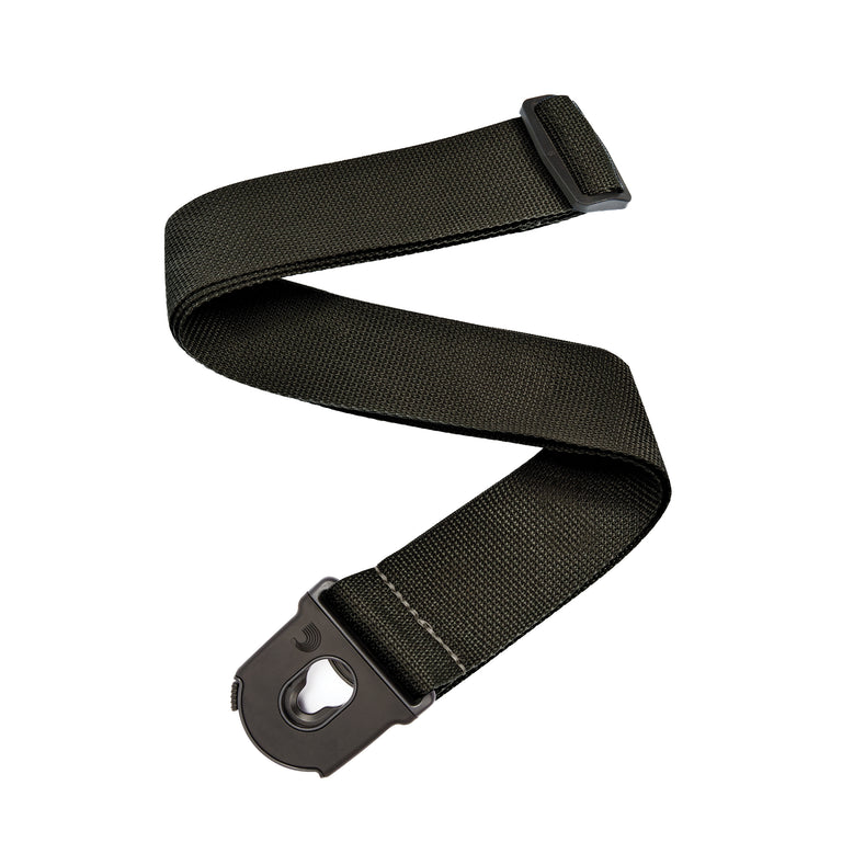 D'Addario Black Planet Lock Polypro Guitar Strap