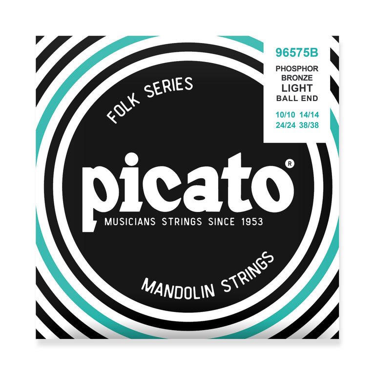 Picato Phosphor Bronze 10-38 Mandolin Strings, Ball End