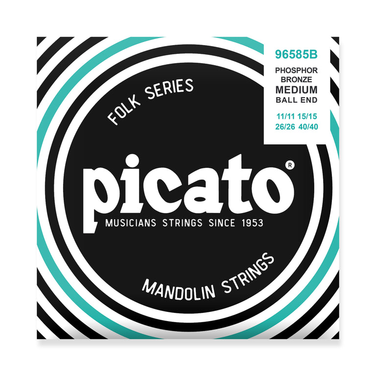 Picato Phosphor Bronze 11-40 Mandolin Strings, Ball End