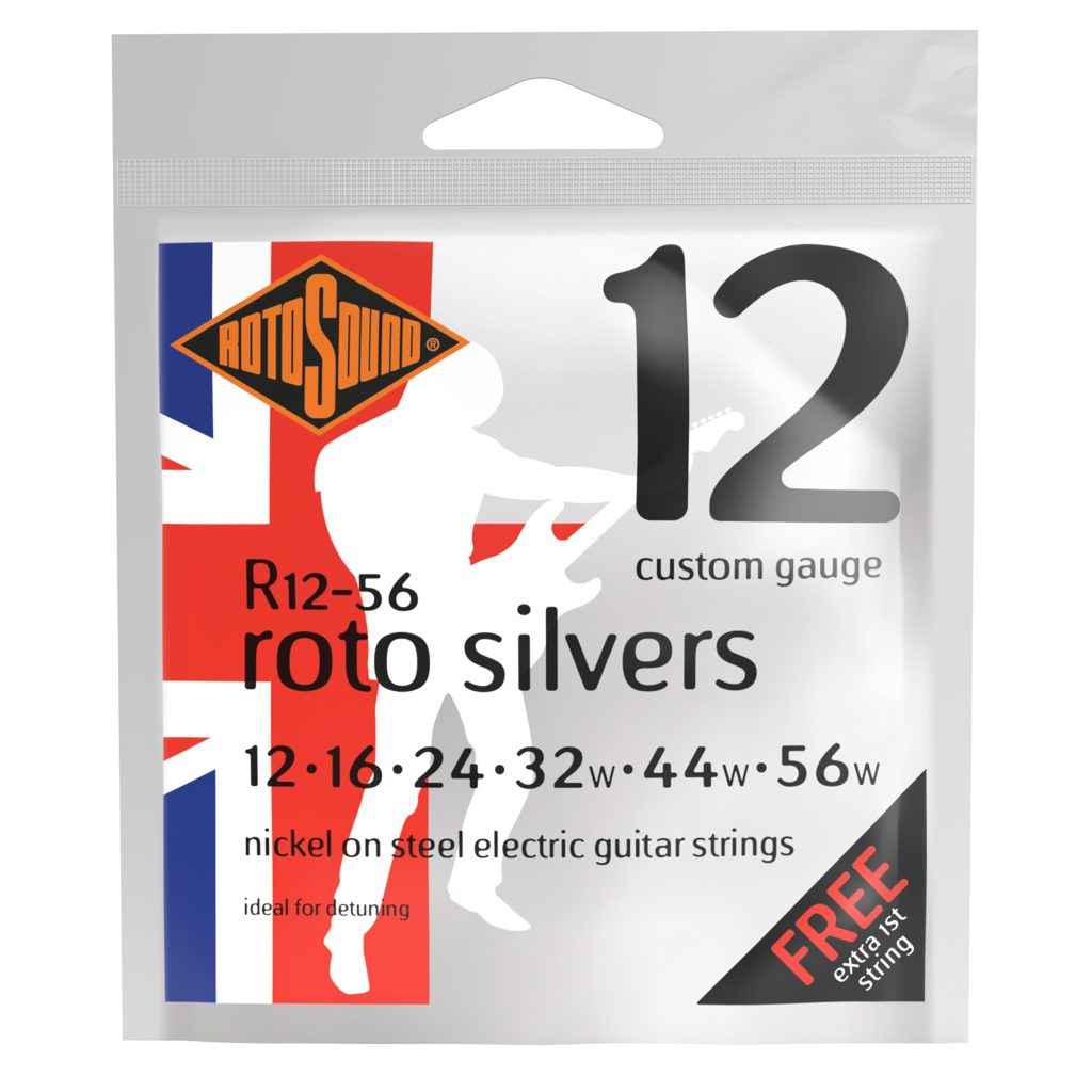 Rotosound Silvers Nickel Wound 12-56 Electric Guitar Strings