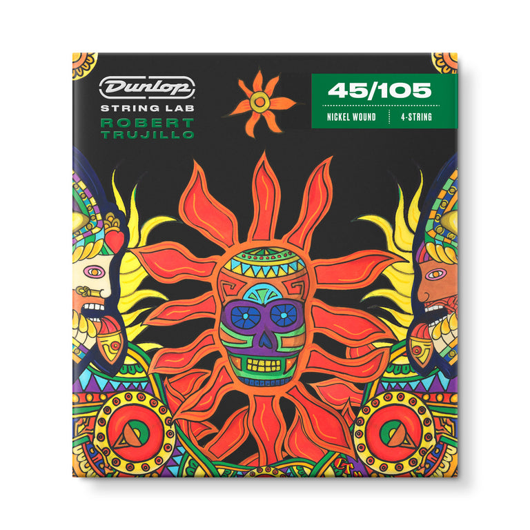 Jim Dunlop Robert Trujillo Signature 4-String Nickel 45-105 Bass Guitar Strings