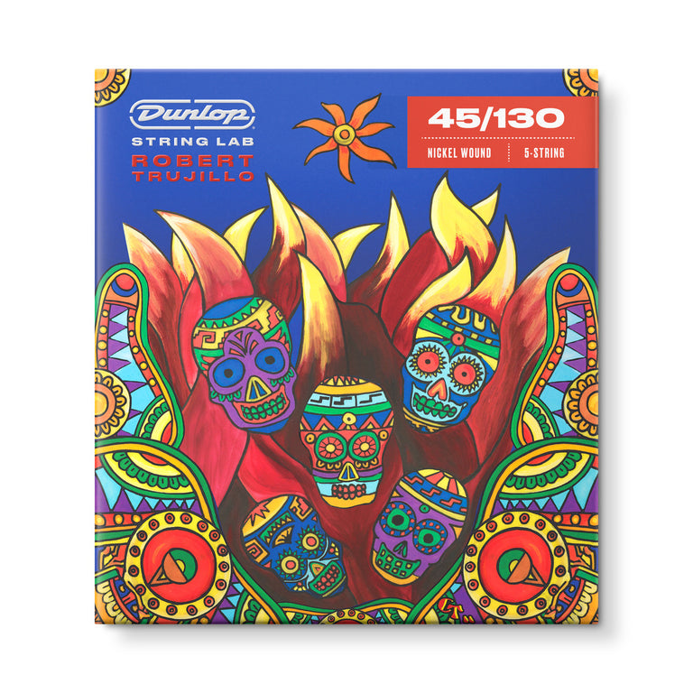 Jim Dunlop Robert Trujillo Signature 5-String Nickel 45-130 Bass Guitar Strings