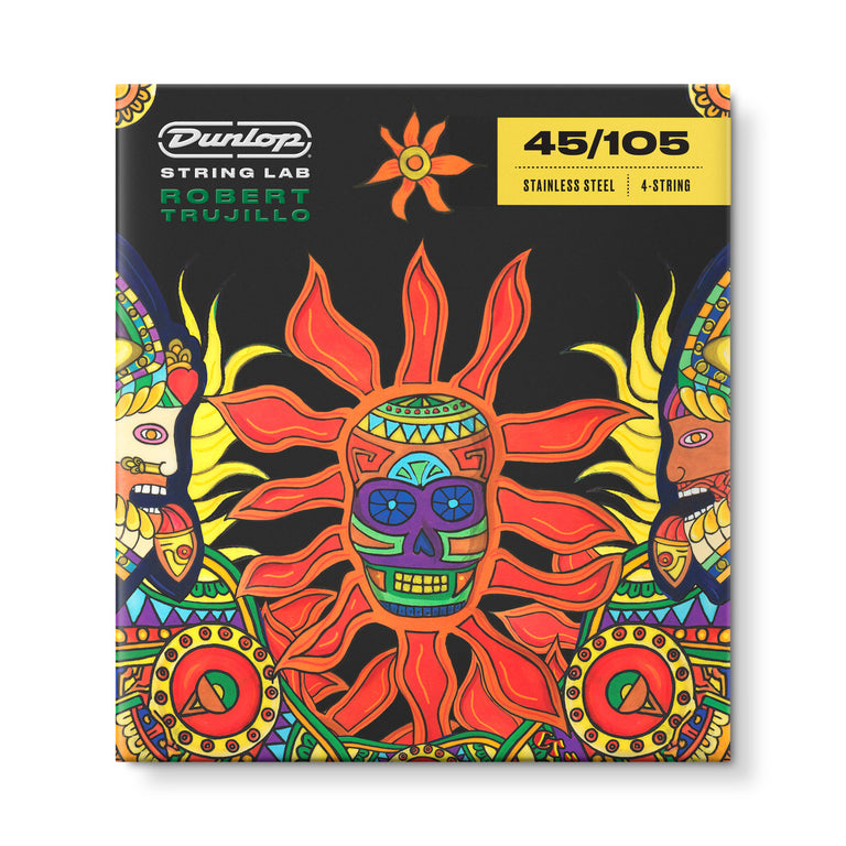 Jim Dunlop Robert Trujillo Signature 4-String Stainless Steel 45-105 Bass Guitar Strings