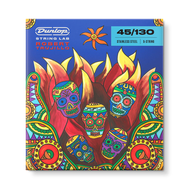 Jim Dunlop Robert Trujillo Signature 5-String Stainless Steel 45-130 Bass Guitar Strings