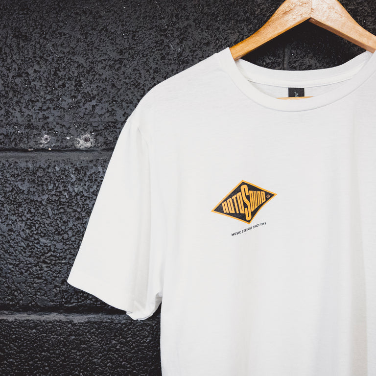 Rotosound Logo T-Shirt, Unisex, White