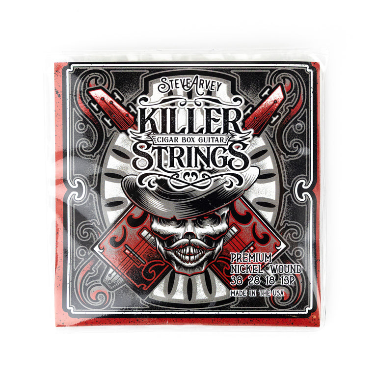 Steve Arvey Nickel Wound 13-38 Killer Cigar Box Strings