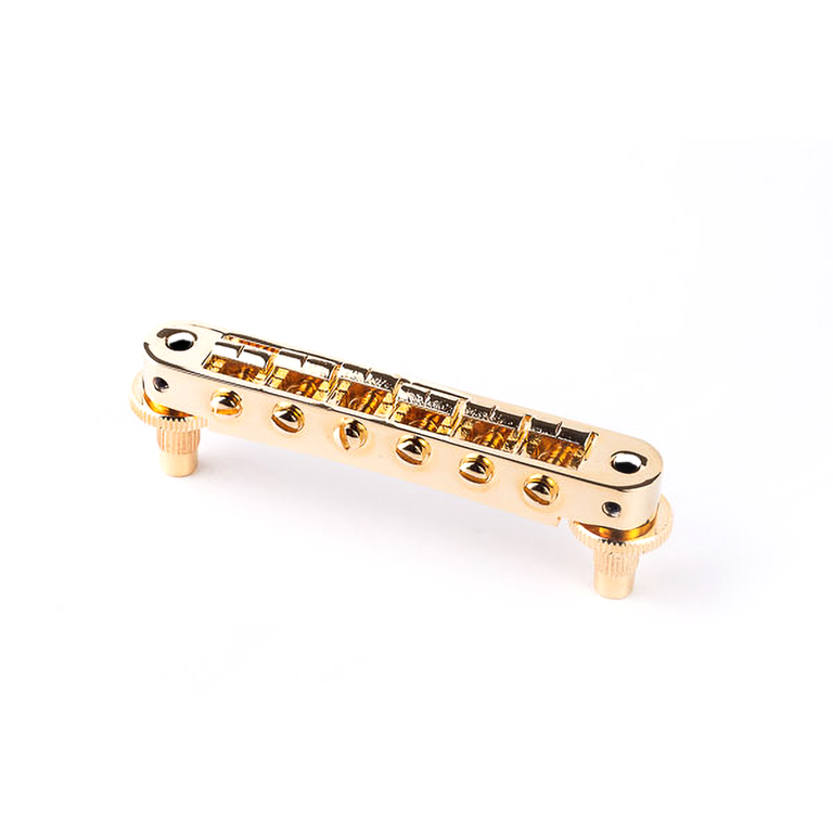 TonePros TP6A-G Aluminium US Nashville Tuneomatic Bridge, Gold