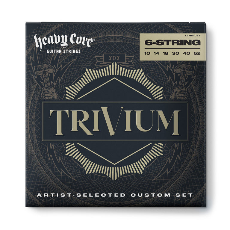 Jim Dunlop TRIVIUM Signature Heavy Core 10-52 Electric Guitar Strings