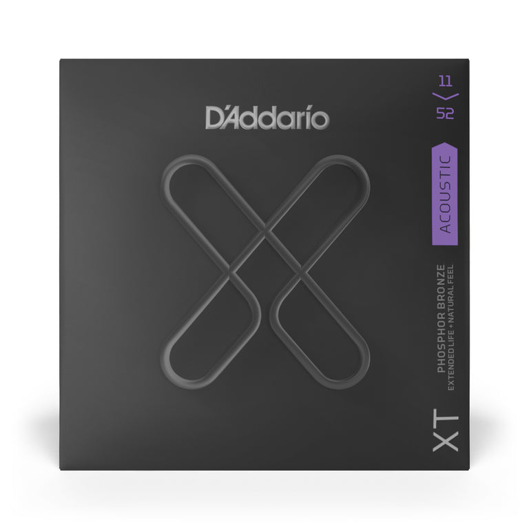 D'Addario XT Phosphor Bronze 11-52 Acoustic Guitar Strings