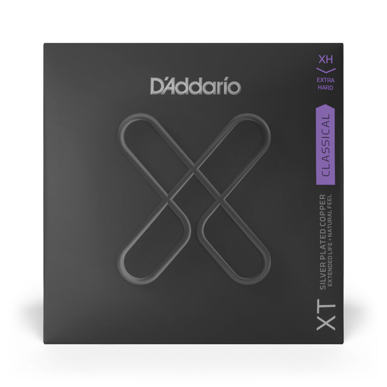 D'Addario XT Silver-Plated Classical Guitar Strings, Extra Hard Tension