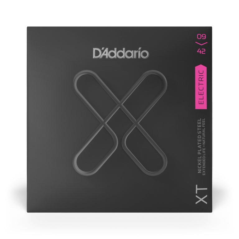 D'Addario XT Nickel 9-42 Electric Guitar Strings, Light