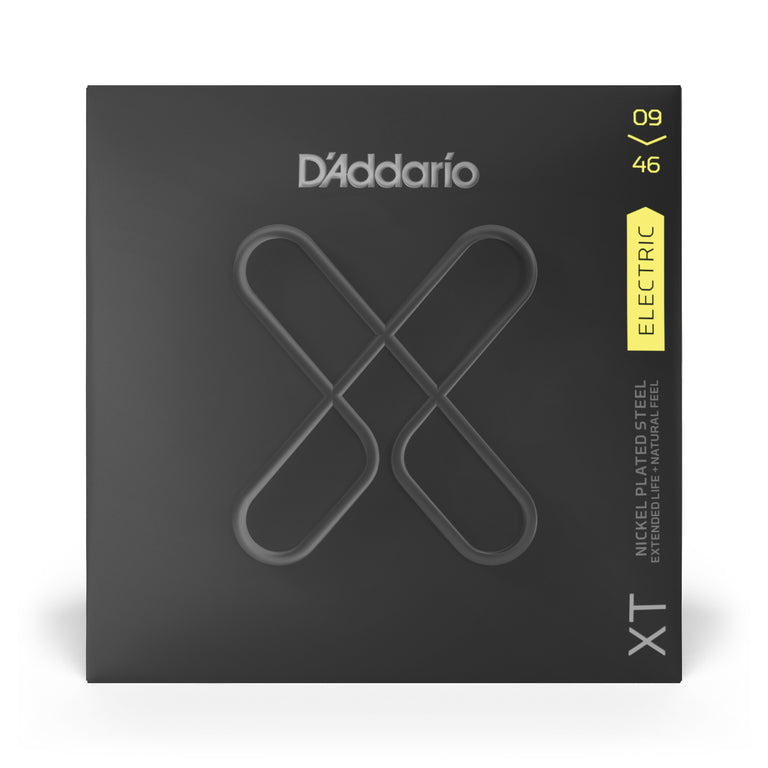 D'Addario XT Nickel 9-46 Electric Guitar Strings, Custom Light