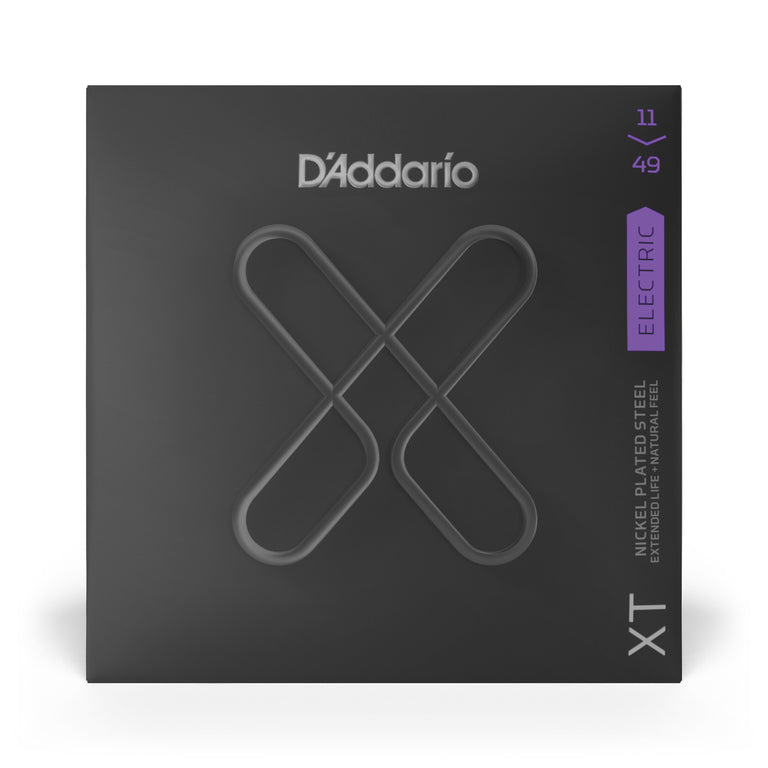 D'Addario XT Nickel 11-49 Electric Guitar Strings, Medium