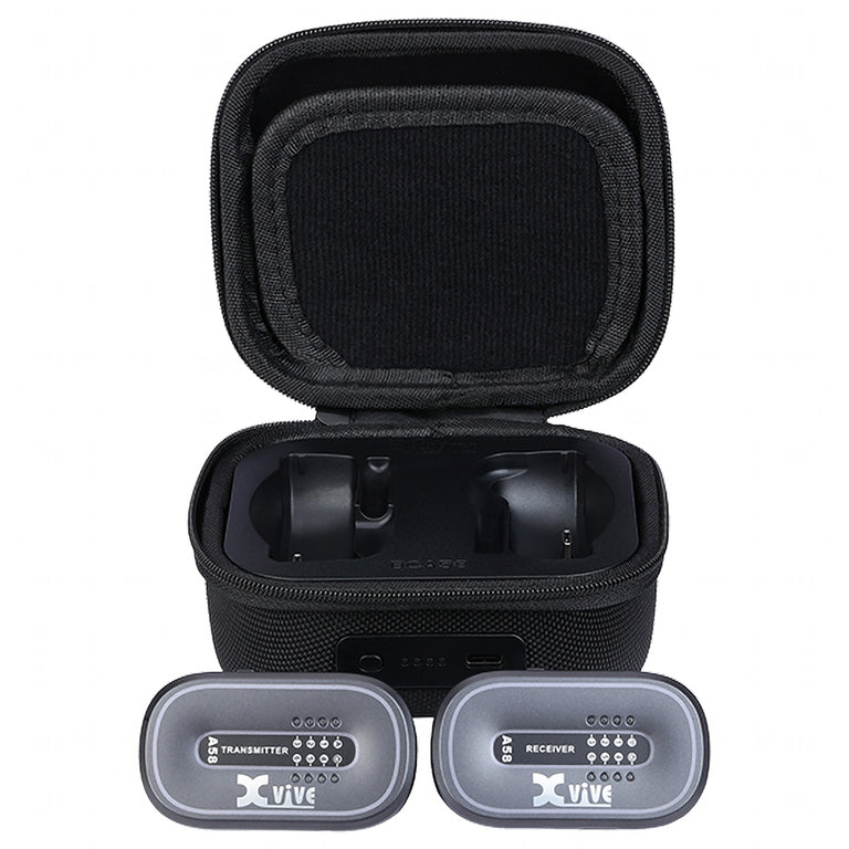Xvive AC58 Guitar Wireless System and Charging Case, 5.8GHz