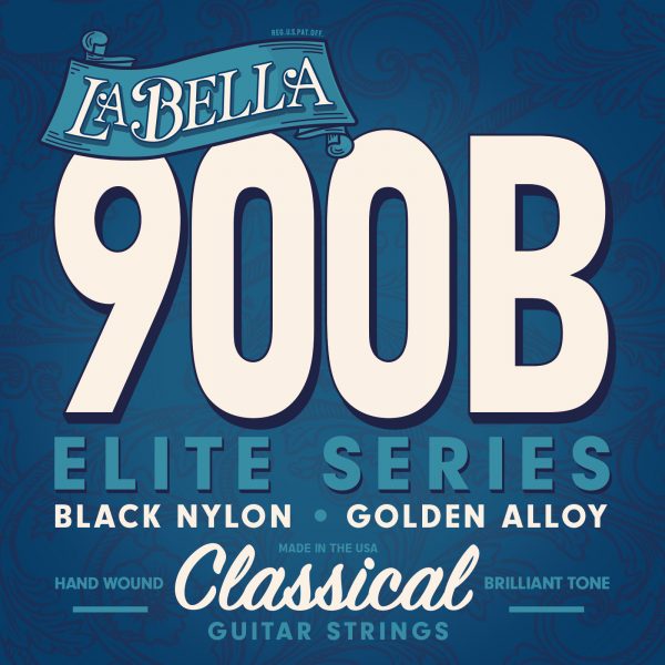 La Bella Golden Superior Black Nylon Classical Guitar Strings