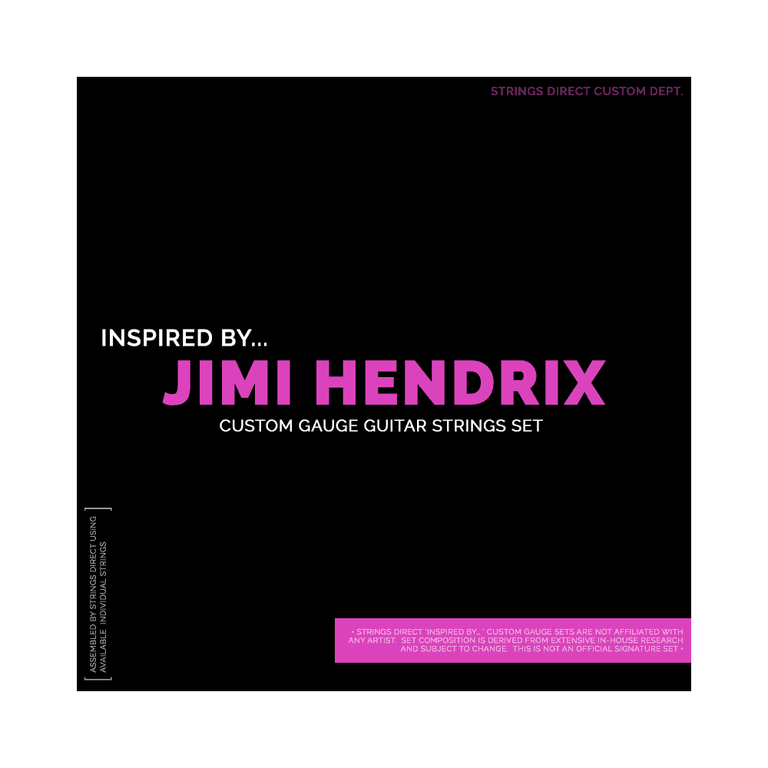 Inspired by Jimi Hendrix 10-38 Electric Guitar Strings (Rotosound)
