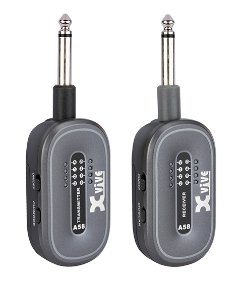 Xvive A58 Guitar Wireless System, 5.8GHz, Grey