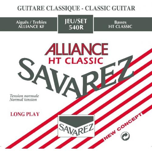 Savarez 540R Alliance HT Classic Classical Guitar Strings, Normal Tension