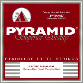Pyramid 4-String Stainless Steel 45-105 Long Scale Bass Guitar Strings