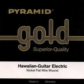 Pyramid Hawaiian Nickel 16-90 Flat Wire Wound Guitar 6-String Set
