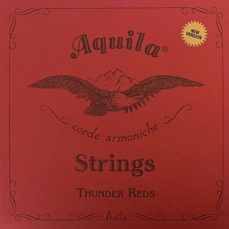 Aquila 91U Thunder Reds Ukulele Bass Strings, EADG