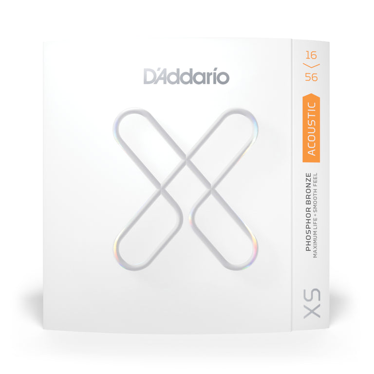 D'Addario XS Phosphor Bronze 16-56 Acoustic Guitar Strings, Resophonic