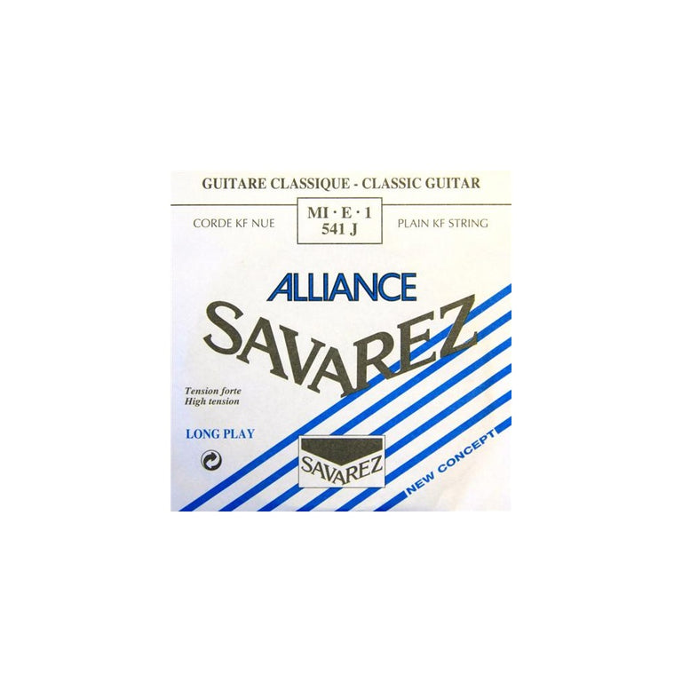 Savarez 541J Alliance HT Clear Nylon Classical Guitar E-1st Single String, High Tension
