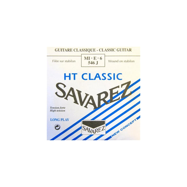 Savarez 546J Alliance HT Silver Wound Classical Guitar E-6th Single String, High Tension