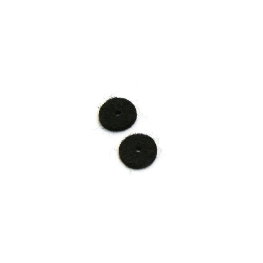 Allparts Felt Cushion for Strap Buttons, Black, 2-Pack