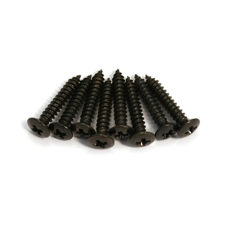 AllParts GS-3397-003 Humbucker Ring Screws, Short, Black, 8-Pack