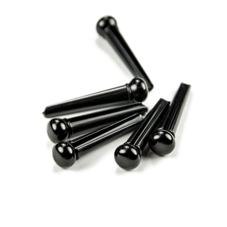 Allparts Acoustic Guitar Bridge Pin Set, Black
