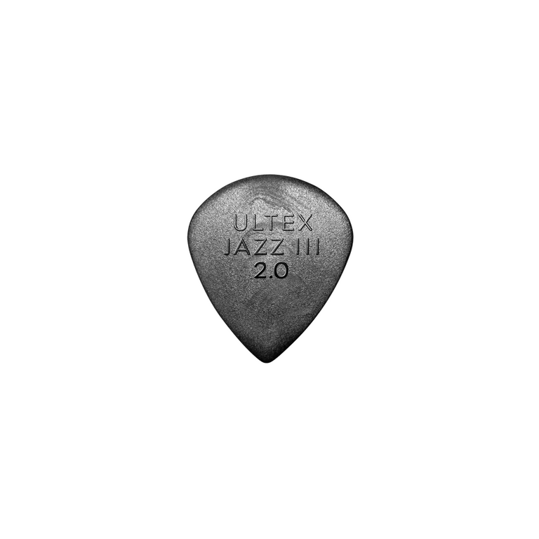 Jim Dunlop Jazz III Ultex 2.0mm Black Guitar Picks Player Pack 6-Pack