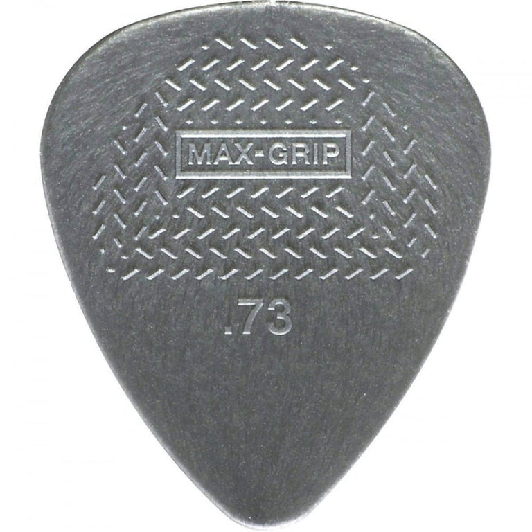 Jim Dunlop Nylon Max-Grip Standard Guitar Plectrum 0.73mm, 12-Pick Player Pack