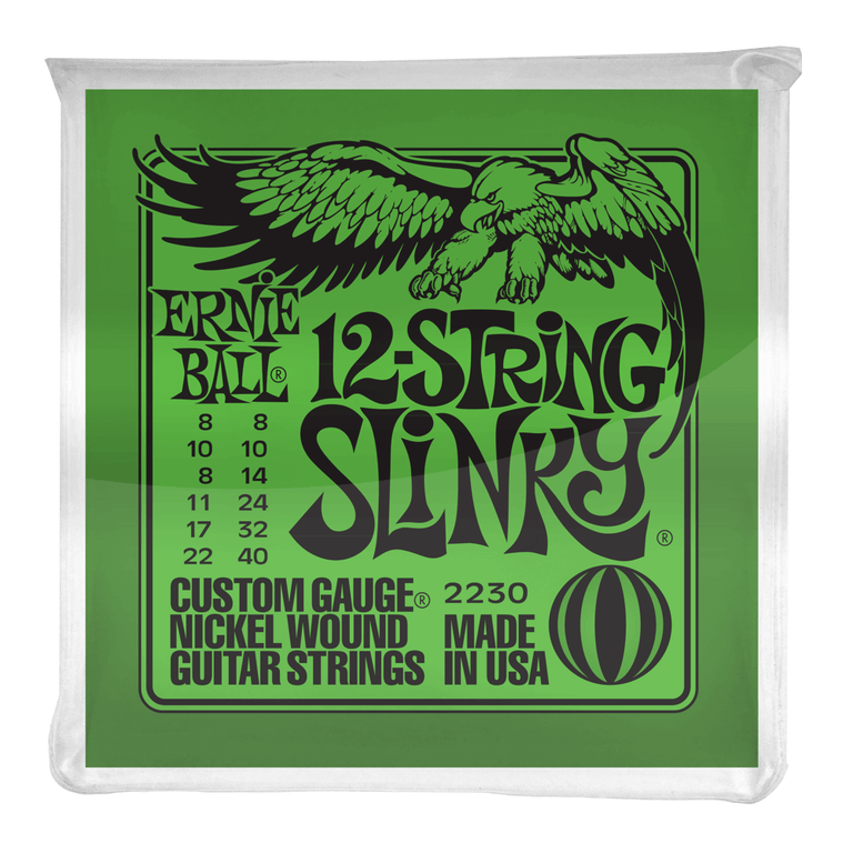 Ernie Ball 2230 12-String Slinky 8-40 Electric Guitar Strings