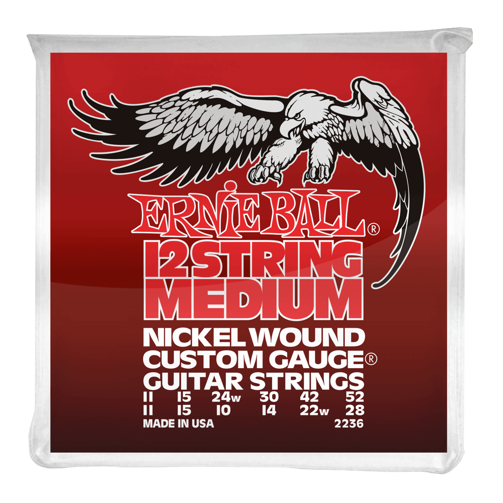 Ernie Ball 2236 Nickel Wound Electric Guitar Strings 11 52 12