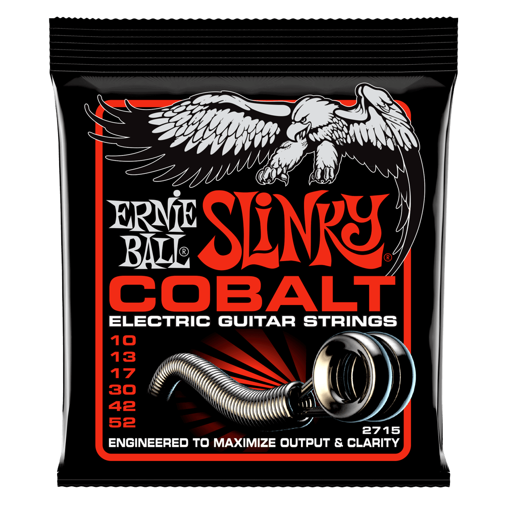 Ernie Ball Cobalt Skinny Top Heavy Bottom Slinky 10-52 Electric Guitar Strings