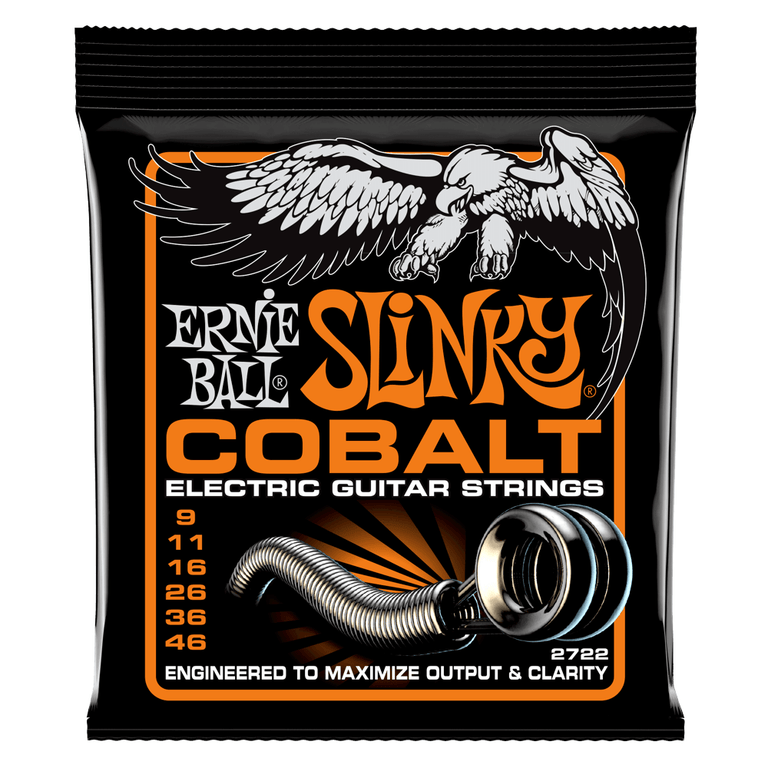 Ernie Ball Cobalt Hybrid Slinky 9-46 Electric Guitar Strings