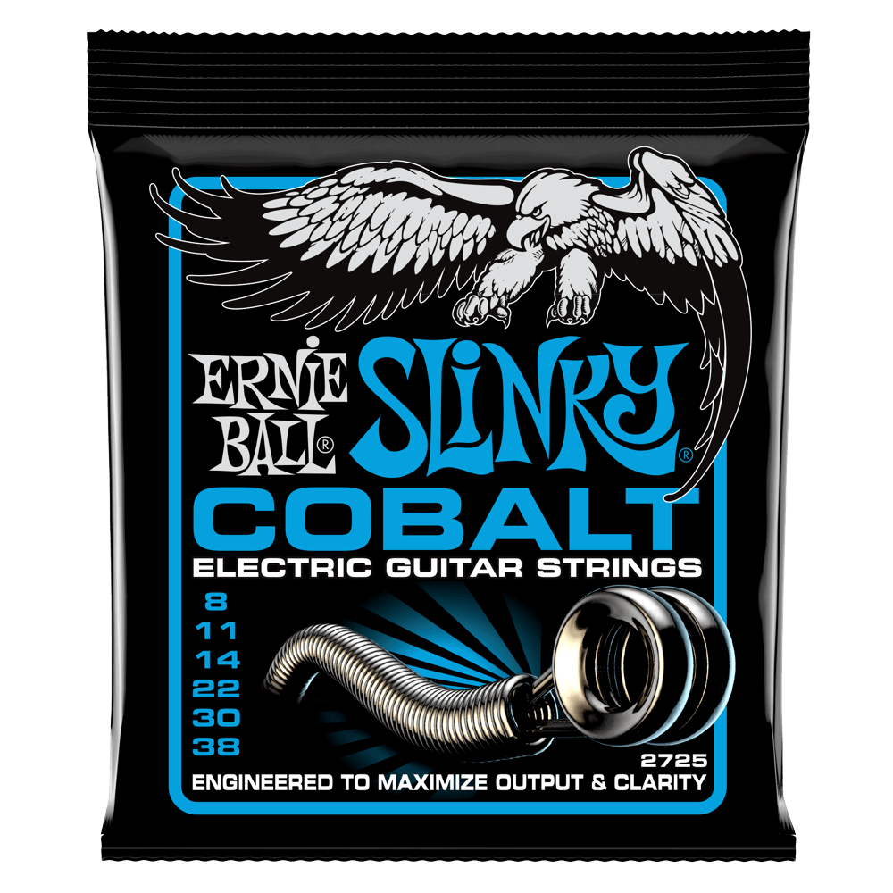 Ernie Ball Cobalt Extra Slinky 8-38 Electric Guitar Strings