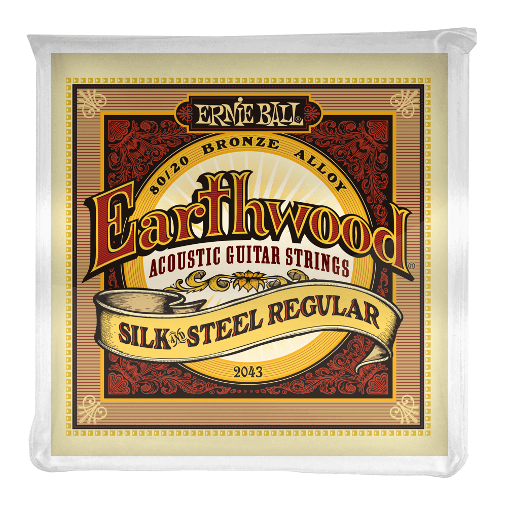 Ernie Ball Earthwood Silk & Steel 80/20 Bronze 13-56 Acoustic Guitar Strings