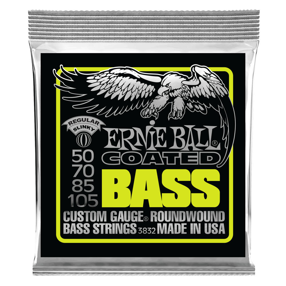 Ernie Ball Titanium Reinforced Bass Strings 50-105 Regular Slinky