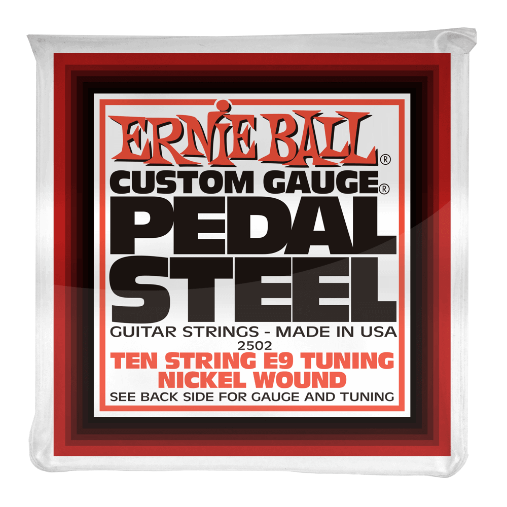 Ernie Ball 2502 Nickel Wound E9 Pedal Steel Strings 13-38 10-String