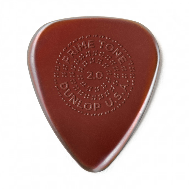 Jim Dunlop Primetone Standard Sculpted Plectra, 2mm, 3-Pack