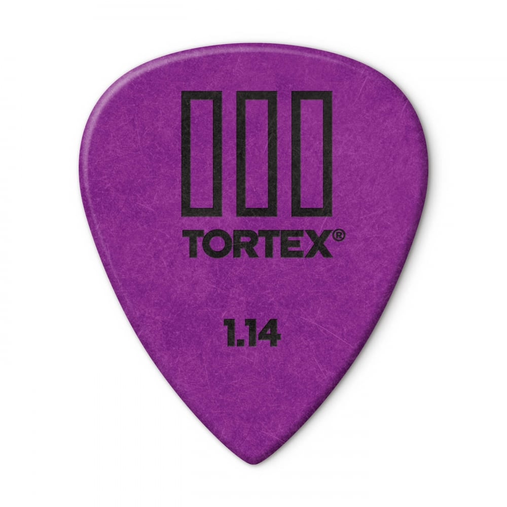 Jim Dunlop Tortex III Guitar Picks 1.14mm Purple Player Pack of 12 462P114