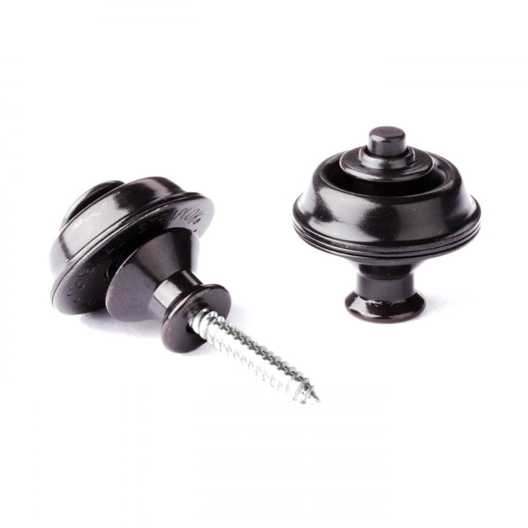 Jim Dunlop Dual Design Straplocks - Black SLS1033BK