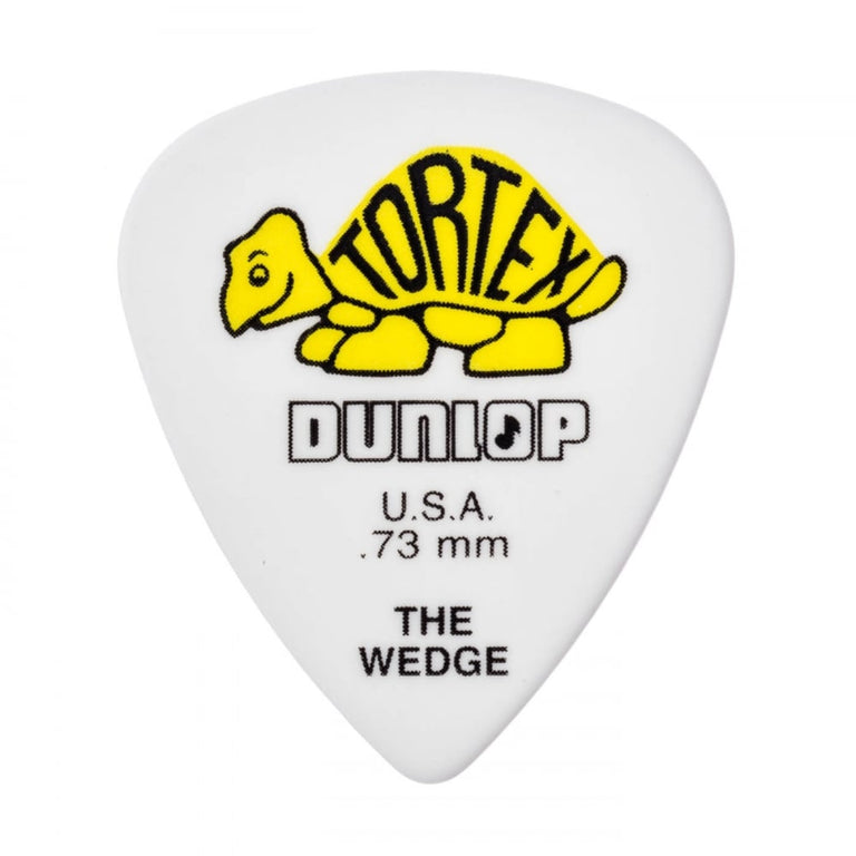 Jim Dunlop TORTEX Wedge .73mm Guitar Plectrums, 12-Pack