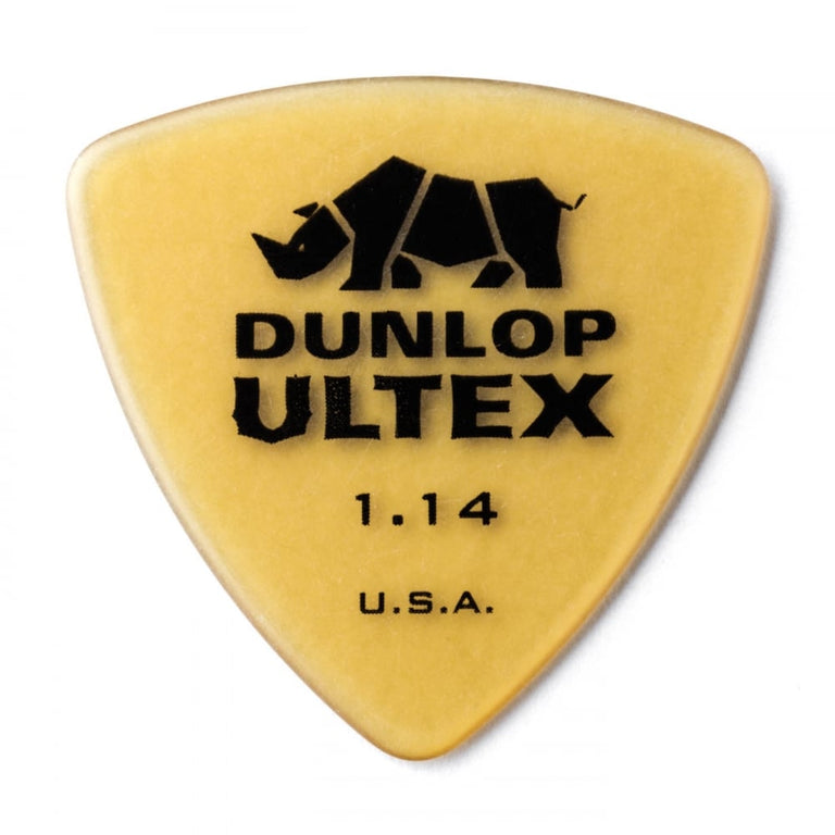 Jim Dunlop ULTEX Triangle 1.14mm Guitar/Bass Plectrums, 6-Pack
