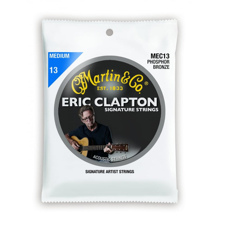 Martin Clapton's Choice Phosphor Bronze 13-56 Acoustic Guitar Strings, Medium