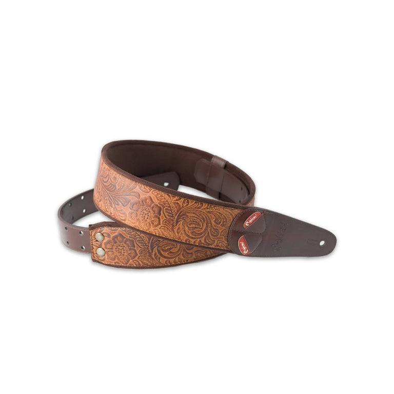 RightOn MOJO Series Vegan Guitar Strap, SANDOKAN Woody