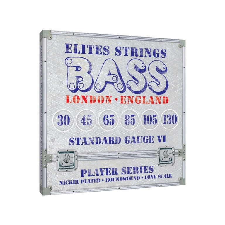 Elites Player Series Nickel Wound 30-130 6-String Bass Guitar Strings