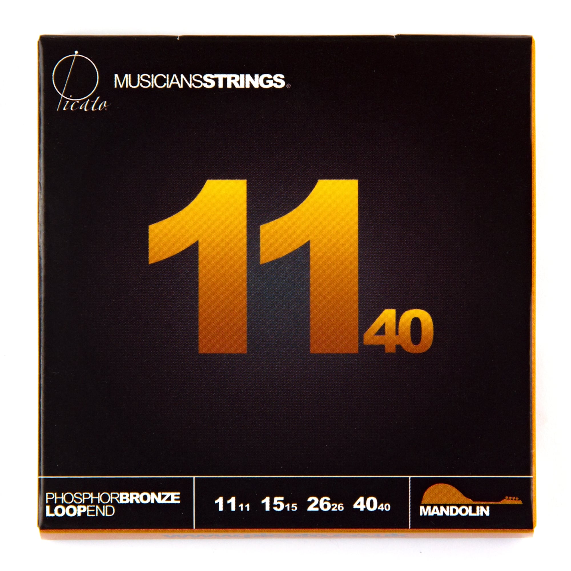 Picato Phosphor Bronze 11 40 Mandolin Strings Loop End Strings Direct